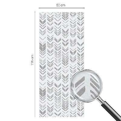 Samolepiaca fólia na sklo vitrážová Vzor šípky