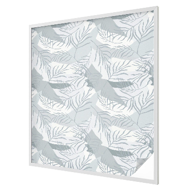 Matná fólia na okno vitráž Jemné listy
