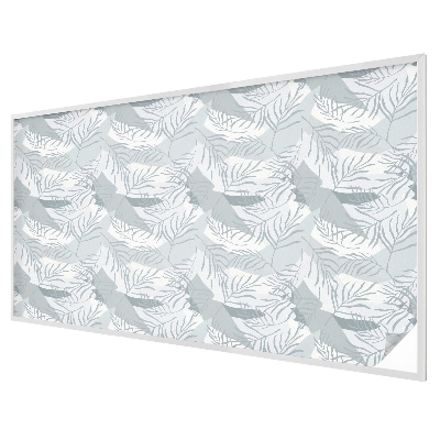 Matná fólia na okno vitráž Jemné listy