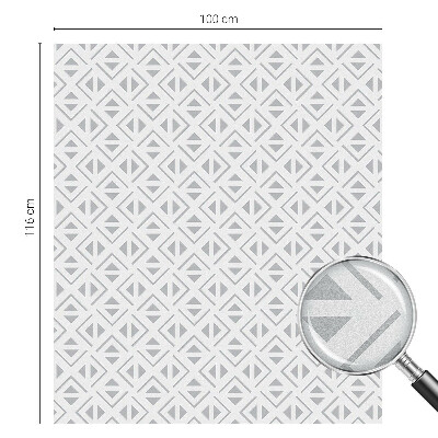 Fólia na sklo na ochranu súkromia Geometrický vzor