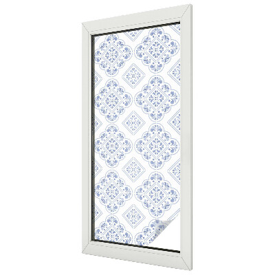 Samolepiaca fólia na sklo vitrážová Geometrický vzor