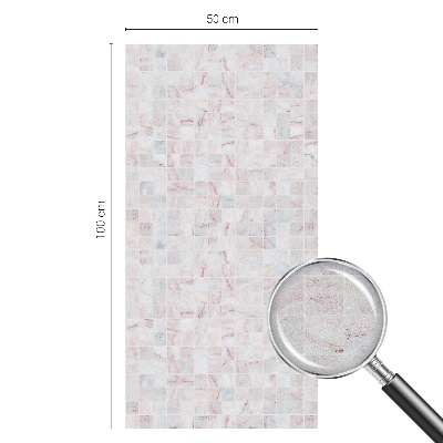 Nepriehľadná fólia na okno Kamenná mozaika
