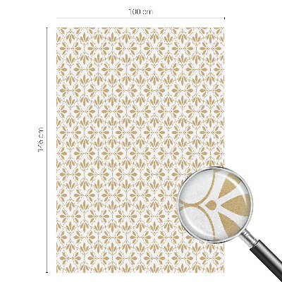 Matná fólia na okno vitráž Elegancia rastlín