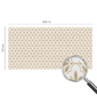 Matná fólia na okno vitráž Elegancia rastlín