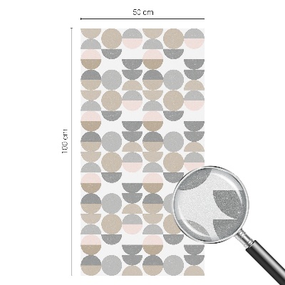 Ochranná fólia na sklo vitráž Geometrické vzory
