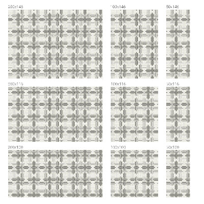 Samolepiaca fólia na sklo vitrážová Symetrický vrkoč