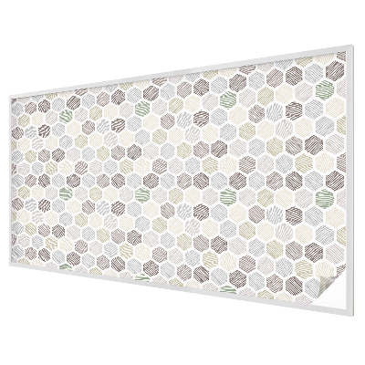 Samolepiaca fólia na sklo vitrážová Geometrické vlny