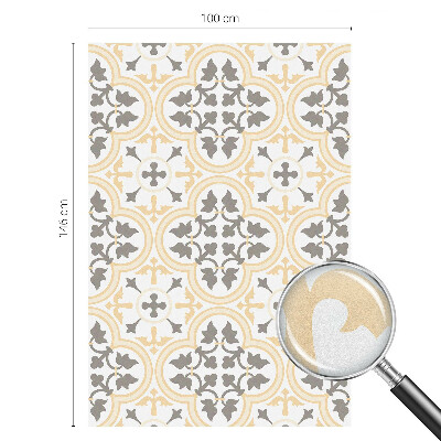 Matná fólia na okno vitráž Rastlinné vzory