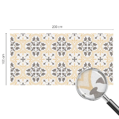 Matná fólia na okno vitráž Rastlinné vzory