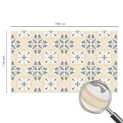 Matná fólia na okno vitráž Rastlinné vzory