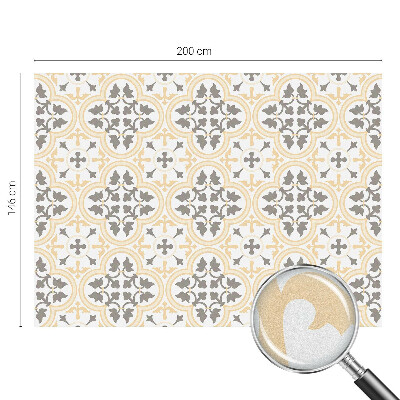 Matná fólia na okno vitráž Rastlinné vzory