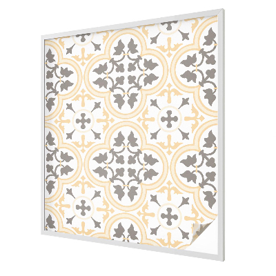 Matná fólia na okno vitráž Rastlinné vzory