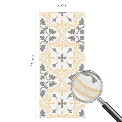 Matná fólia na okno vitráž Rastlinné vzory