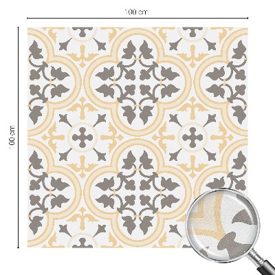 Matná fólia na okno vitráž Rastlinné vzory