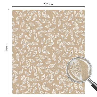 Fólia na sklo na ochranu súkromia Listy prírody