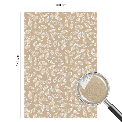 Fólia na sklo na ochranu súkromia Listy prírody