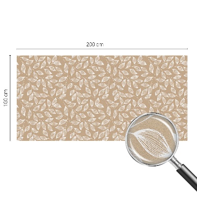 Fólia na sklo na ochranu súkromia Listy prírody