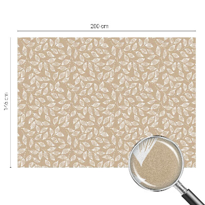 Fólia na sklo na ochranu súkromia Listy prírody