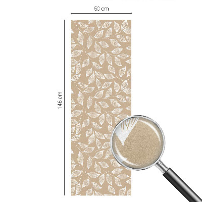 Fólia na sklo na ochranu súkromia Listy prírody