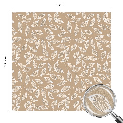 Fólia na sklo na ochranu súkromia Listy prírody