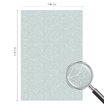 Matná fólia na okno vitráž Dubové listy