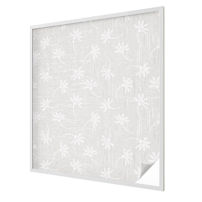 Ochranná fólia na sklo vitráž Kvetinové vzory