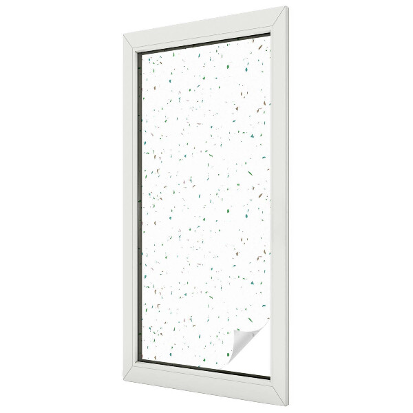 Samolepiaca fólia na sklo vitrážová Rozptýlené prvky