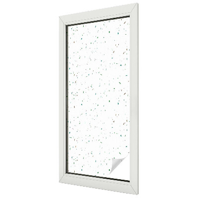 Samolepiaca fólia na sklo vitrážová Rozptýlené prvky