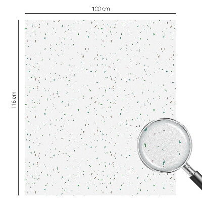 Samolepiaca fólia na sklo vitrážová Rozptýlené prvky