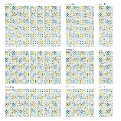 Matná fólia na okno vitráž Klasické dlaždice