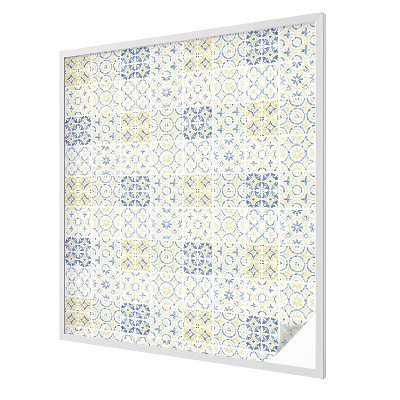 Matná fólia na okno vitráž Klasické dlaždice