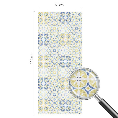Matná fólia na okno vitráž Klasické dlaždice