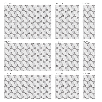 Ochranná fólia na sklo vitráž Sivé trojuholníky