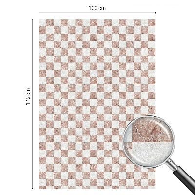 Nepriehľadná fólia na okno Klasická šachovnica