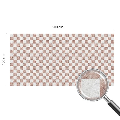 Nepriehľadná fólia na okno Klasická šachovnica