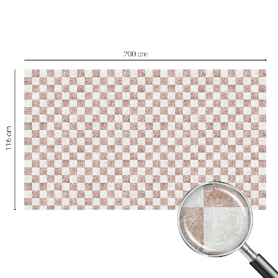 Nepriehľadná fólia na okno Klasická šachovnica