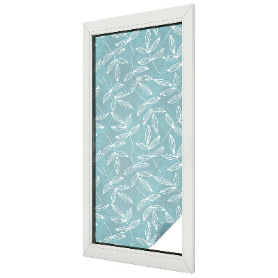 Fólia na sklo na ochranu súkromia Listová elegancia