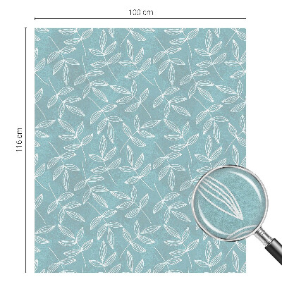 Fólia na sklo na ochranu súkromia Listová elegancia