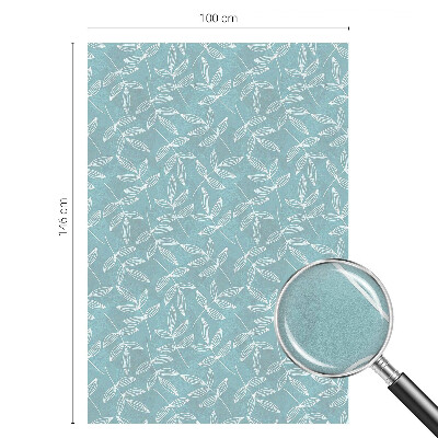 Fólia na sklo na ochranu súkromia Listová elegancia