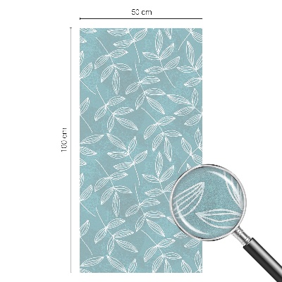 Fólia na sklo na ochranu súkromia Listová elegancia