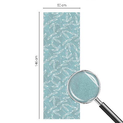 Fólia na sklo na ochranu súkromia Listová elegancia