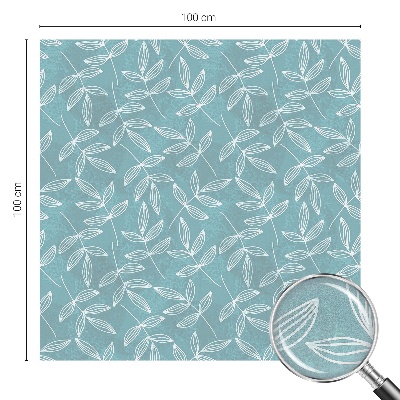 Fólia na sklo na ochranu súkromia Listová elegancia