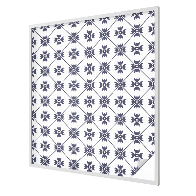 Matná fólia na okno vitráž Rastlinný motív