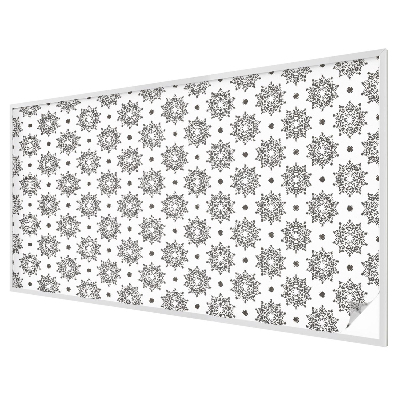 Matná fólia na okno vitráž Klasické rozety