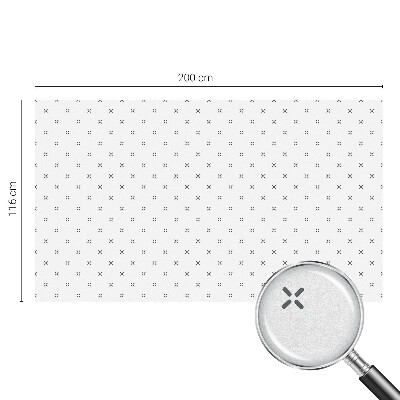 Samolepiaca fólia na sklo vitrážová Geometrické kríže