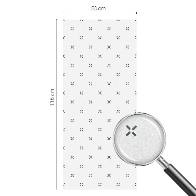 Samolepiaca fólia na sklo vitrážová Geometrické kríže