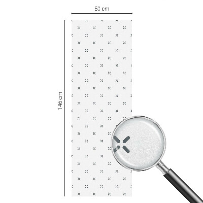 Samolepiaca fólia na sklo vitrážová Geometrické kríže