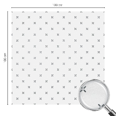 Samolepiaca fólia na sklo vitrážová Geometrické kríže