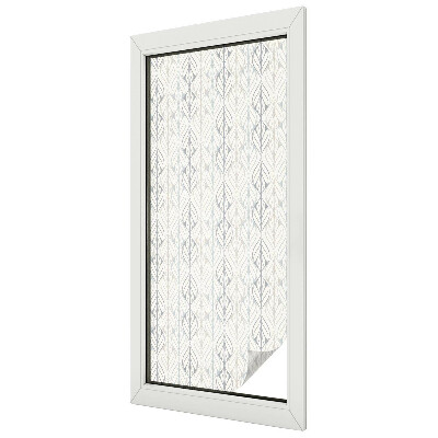 Ochranná fólia na sklo vitráž Listový vzor