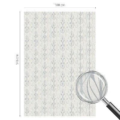 Ochranná fólia na sklo vitráž Listový vzor